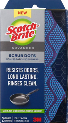 Scotch-Brite Advanced Scrubber Non Scratch Scrub Dots - 2 Count - Image 2