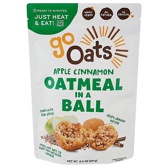 Gooats Oatmeal Bite Apple Cinnamin - 9.2 Oz
