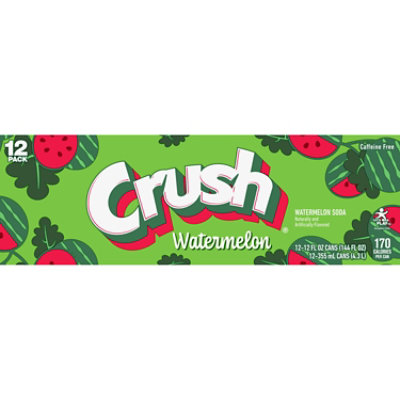 Crush Watermelon Soda In Cans - 12-12 Fl. Oz. - Image 3