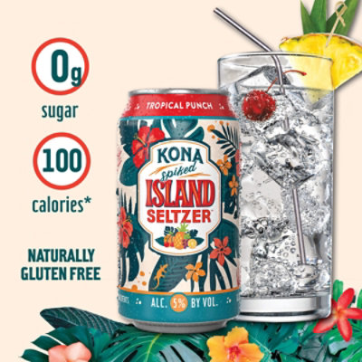 Kona Spiked Island Hard Seltzer Variety Pack Can - 12-12 Fl. Oz. - Image 4