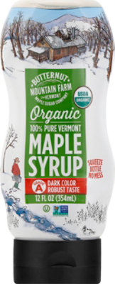 Butternut Mountain Farm 100% Pure Vermont Organic Maple Syrup - 12 Fl. Oz. - Image 2