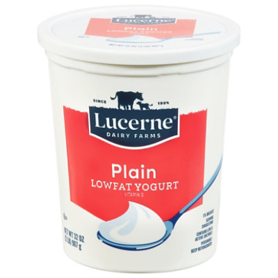 Lucerne Yogurt Low Fat Plain - 32 Oz - Image 2