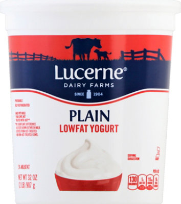 Lucerne Yogurt Low Fat Plain - 32 Oz - Image 2