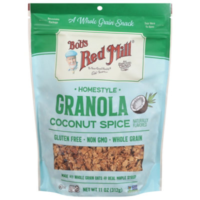 Bobs Red Mill Granola Homestyle Coconut Spice - 11 Oz