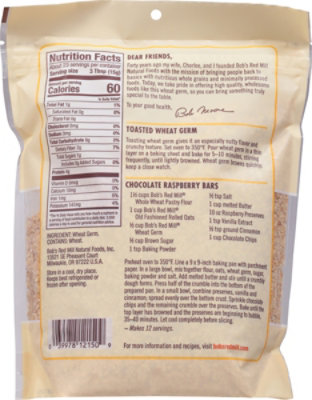 Bobs Red Mill Wheat Germ - 12 Oz - Image 6