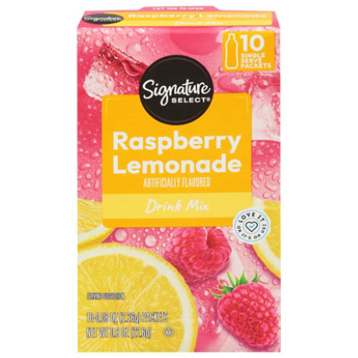 Signature SELECT Drink Mix Raspberry Lemonade - 10 Count - Image 3