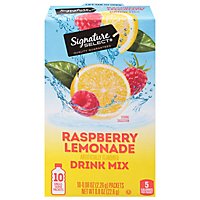 Signature Select Drink Mix Raspberry Lemonade - 10 Count - Image 1