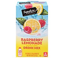 Signature Select Drink Mix Raspberry Lemonade - 10 Count