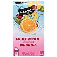 Signature Select Drink Mix Fruit Punch - 10 Count - Image 2