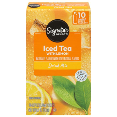 Signature SELECT Drink Mix Iced Tea Lemon - 10 Count - Image 2