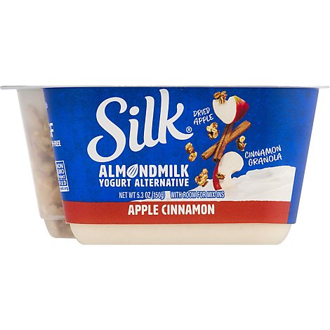 Silk Yogurt Alternative Almondmilk Apple Cinnamon - 5.3 Oz
