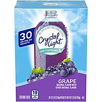 Crystal Light Grape Naturally Flavored Powdered Drink Mix with Caffeine Packets - 30 Count - Image 5