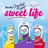 Crystal Light Grape Naturally Flavored Powdered Drink Mix with Caffeine Packets - 30 Count - Image 9