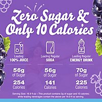 Crystal Light Grape Naturally Flavored Powdered Drink Mix with Caffeine Packets - 30 Count - Image 2