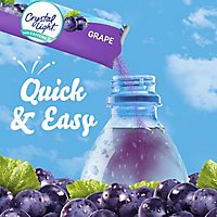Crystal Light Grape Naturally Flavored Powdered Drink Mix with Caffeine Packets - 30 Count - Image 3