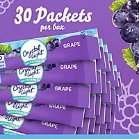 Crystal Light Grape Naturally Flavored Powdered Drink Mix with Caffeine Packets - 30 Count - Image 6