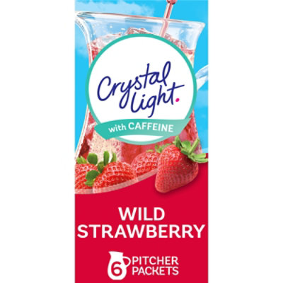 Crystal Light Wild Strawberry Drink Mix With Caffine - 2.53 Oz