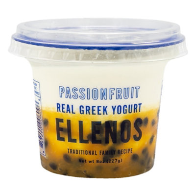 Ellenos Yogurt Greek Passion Fruit - 8 Oz - Image 1