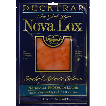 Ducktrap Atlantic Salmon Smoked New York Style Nova Lox - 4 Oz - Image 2