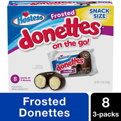 Hostess Donettes Frosted Mini Donuts 8 Count - 12 Oz - Image 2