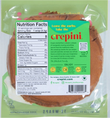 Crepini Egg Thins With Cauliflower - 2.26 Oz - Image 6