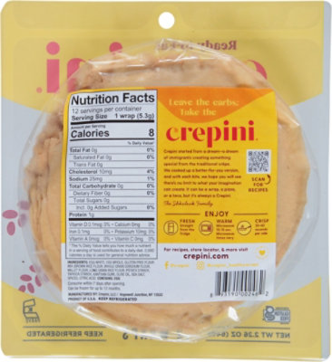 Crepini Egg Thins With Gluten Free Grains - 2.26 Oz - Image 6