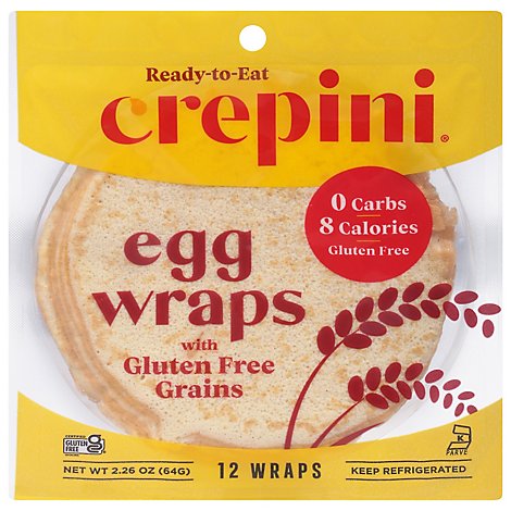 Crepini Egg Thins With Gluten Free Grains - 2.26 Oz