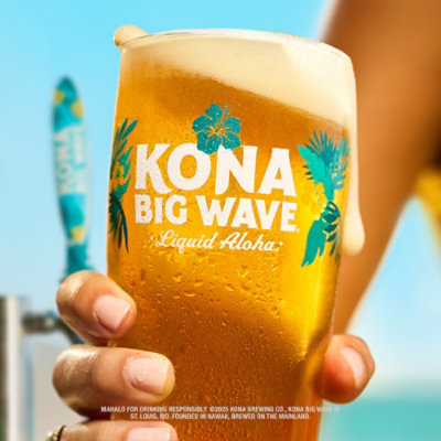 Kona Big Wave Premium Beer Tall Can - 19.2 Fl. Oz. - Image 5