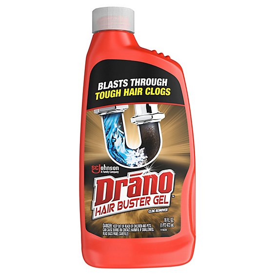 Drano Hair Buster Gel Clog Remover - 16 Oz - Carrs