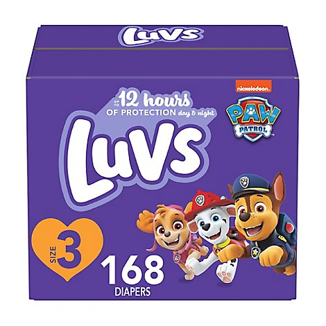 Luvs Diapers Pro Level Leak Protection Size 3 - 168 Count