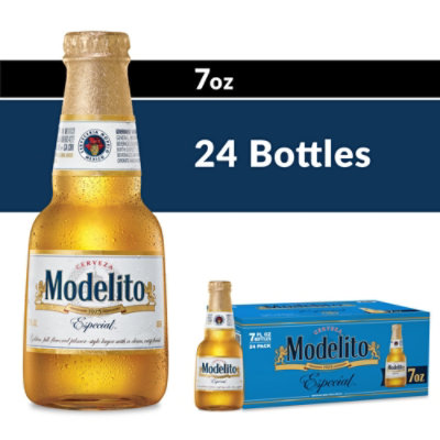 Modelo Especial Modelito Lager Mexican Beer 4.4% ABV Bottle - 24-7 Fl. Oz. - Image 1