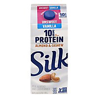 Silk Protein Almond & Cashewmilk Unsweet Vanilla Pea - 64 Fl. Oz. - Image 4