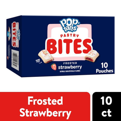 Pop Tarts Pastry  Bites Frosted Strawberry Snack  - 14.1 Oz - Image 1