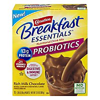 Carnation Breakfast Essentials Probiotics Chocolate Powder Drink - 12.698 Oz - Image 4