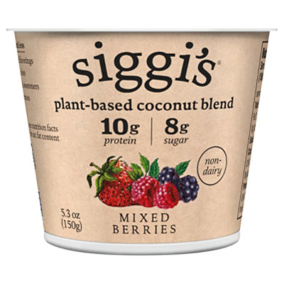 siggi's Mixed Berries Plant Based Coconut Blend - 5.3 Oz - Image 2