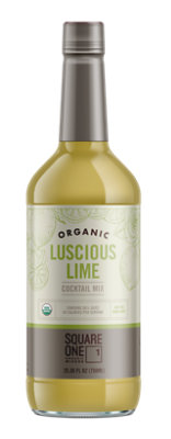 Square One Luscious Lime Organic Cocktail Mix - 750 Ml