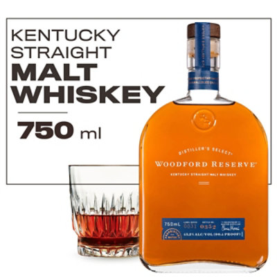 Woodford Reserve Kentucky Straight Malt Whiskey 90.4 Proof In Bottle - 750 Ml - Image 1