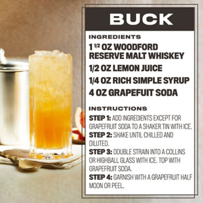 Woodford Reserve Kentucky Straight Malt Whiskey 90.4 Proof In Bottle - 750 Ml - Image 4