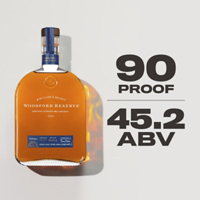 Woodford Reserve Kentucky Straight Malt Whiskey 90.4 Proof In Bottle - 750 Ml - Image 5