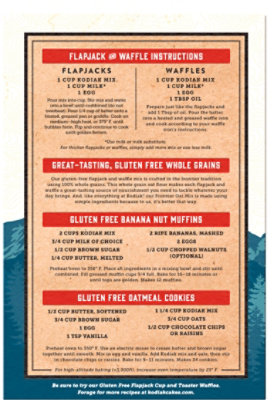 Kodiak Gluten Free Frontier Oat Flapjack & Waffle Mix Box - 16 Oz - Image 5