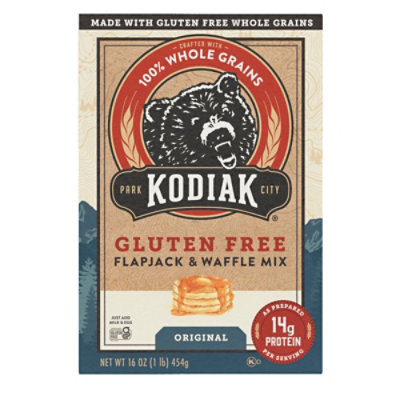 Kodiak Gluten Free Frontier Oat Flapjack & Waffle Mix Box - 16 Oz - Image 2