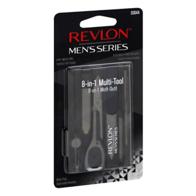 Revlon Men's Series Essentials Grooming Kit - 4-teiliges Pflegeset Für Männer Mit Pinzette, Schere & Nagelknipser