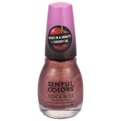 Sinful Nail Quick Bls Flushed - .05 Fl. Oz. - Image 3