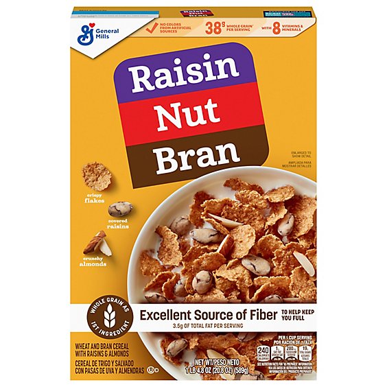Raisin Nut Bran Cereal - 20.8 Oz