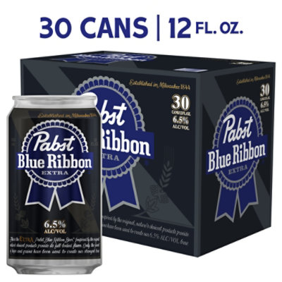 Pabst Blue Ribbon Extra In Cans - 30-12 Oz - Image 2