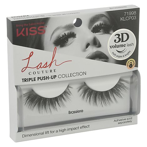 Kiss Lash Couture Triple Push Up Collection Brassiere - 1 Pair