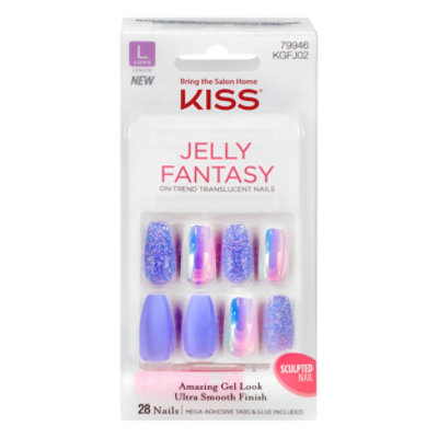 Kiss Gel Fantasy Jelly Nails Baby - Each