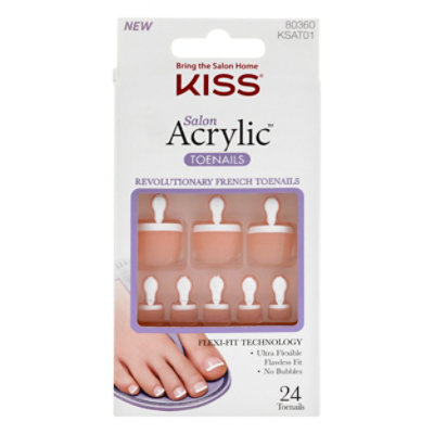 Kiss P Salon Acrylic Toenail Walkaway - Each - Image 3