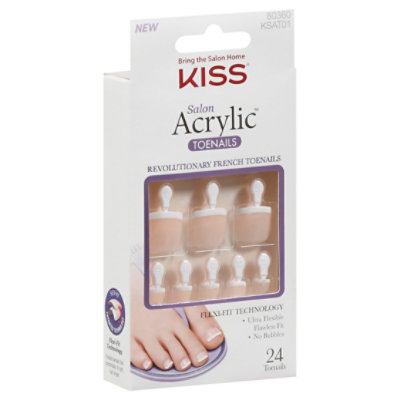 Kiss P Salon Acrylic Toenail Walkaway - Each