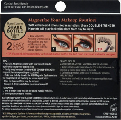Kiss Magnetic Eyeliner Black - Each - Image 5